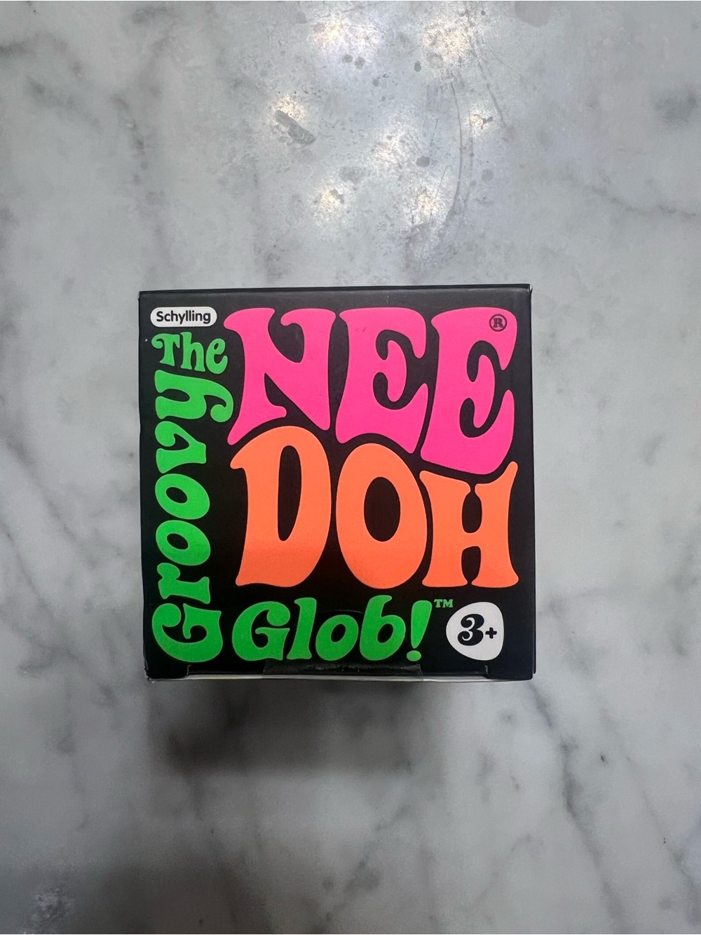 Groovy NeeDoh Glob! Sensory Toy - Pink & Orange by